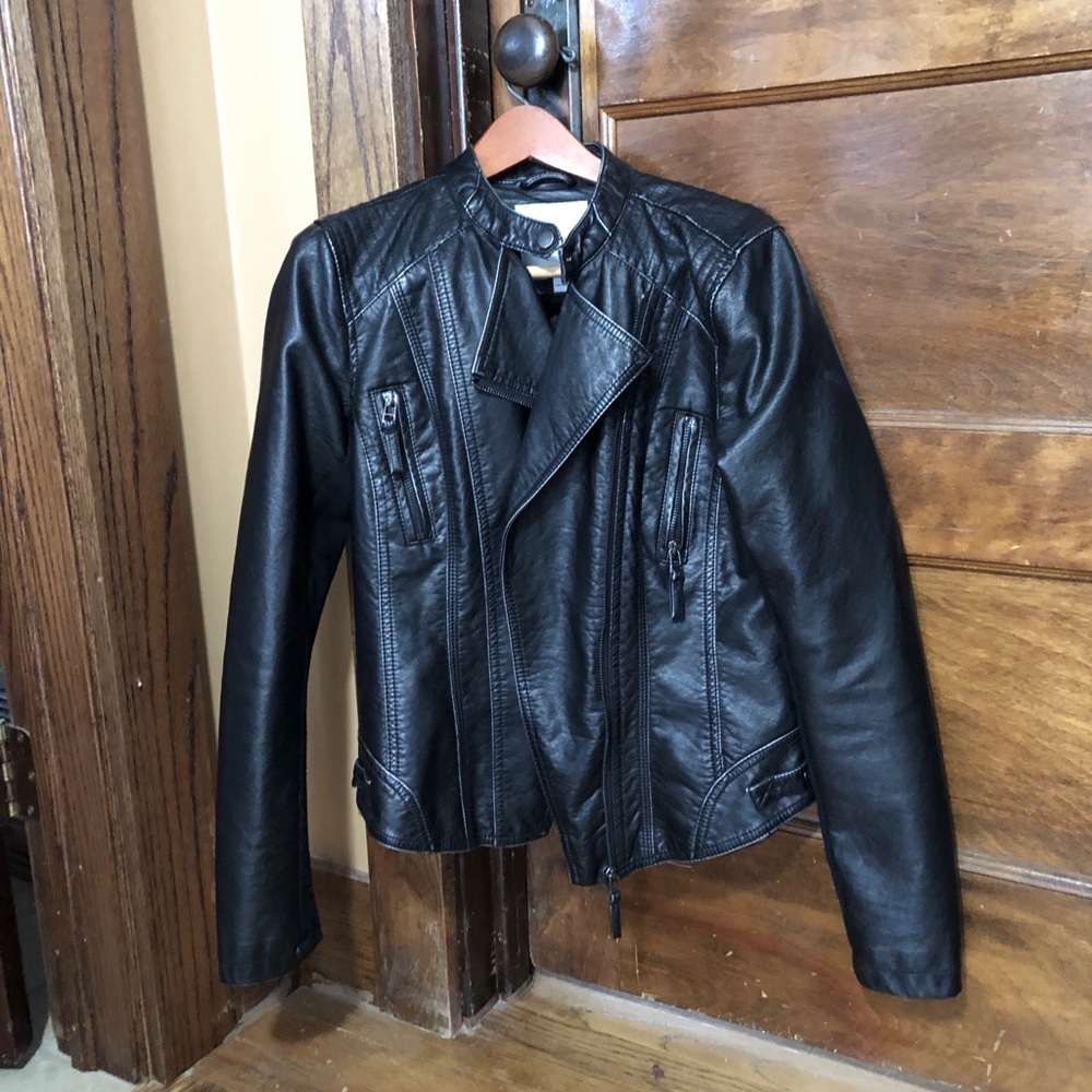 Faux Leather Jacket